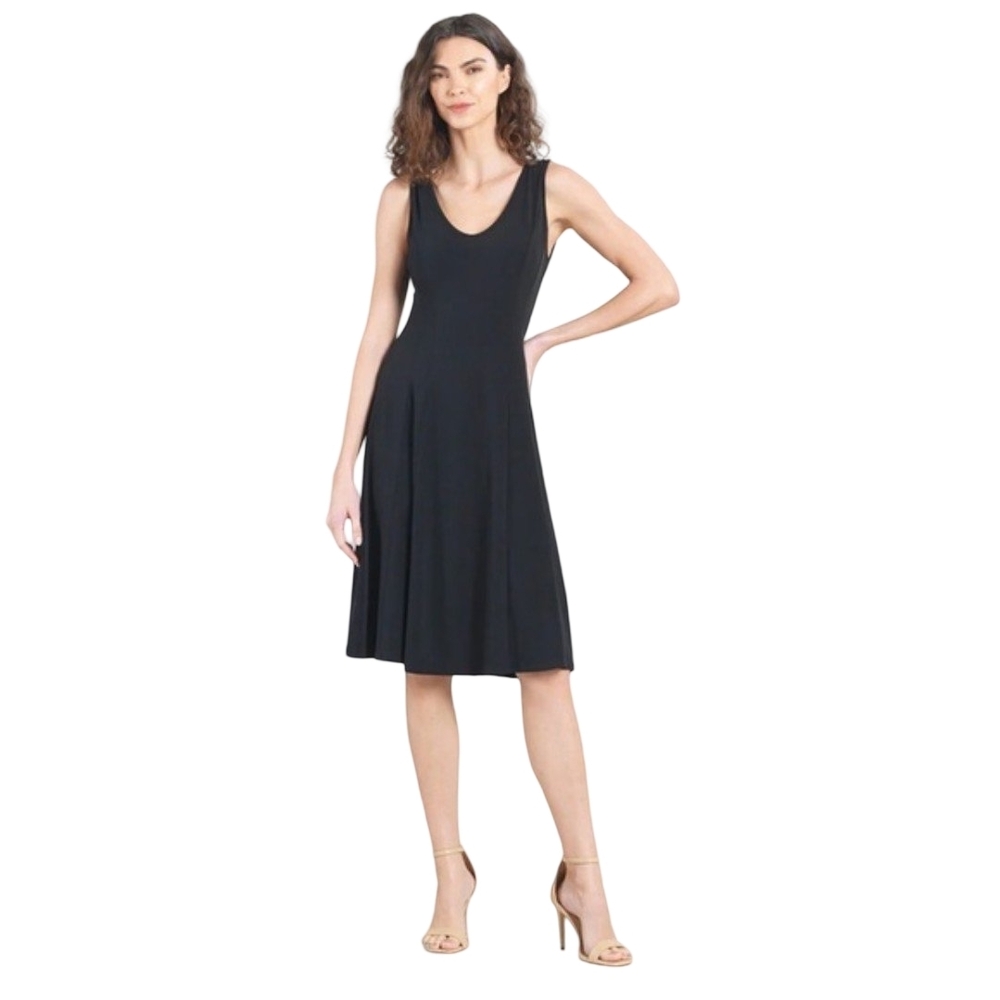 Clara Sun Woo Black Midi Dress